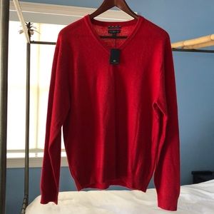 Red Cashmere Sweater